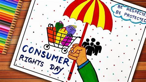 World Consumer Rights Day Chart | Consumer Rights Day Drawing | World Consumer Day Poster - YouTube