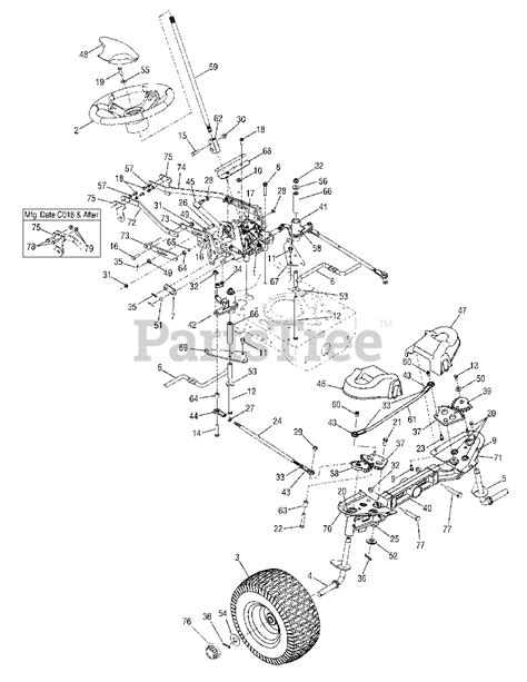 Cub Cadet i1050 (17AF9BKP056) - Cub Cadet 50" Zero-Turn Mower (2008 - 2010) Steering Controls ...