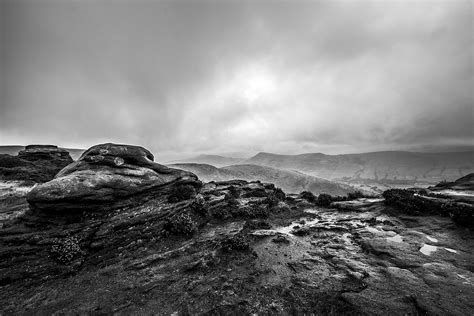 The Ridge - Kinder Scout | Black & White Photo | Paul Grogan