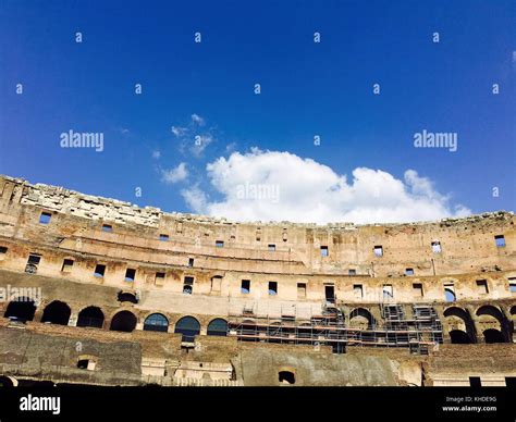 Colosseum from the Inside - Rome, Italy Stock Photo - Alamy