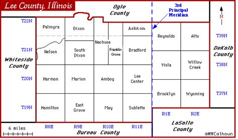 Maps of Lee County, IL, USA