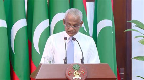 President delivers speech at the Inauguration ceremony of Maldivian ...