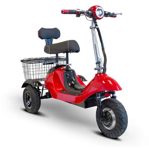 eWheels Sporty Electric 3 Wheeled Mobility Scooter - 15 MPH, Sporty High Speed Electric Scooter ...