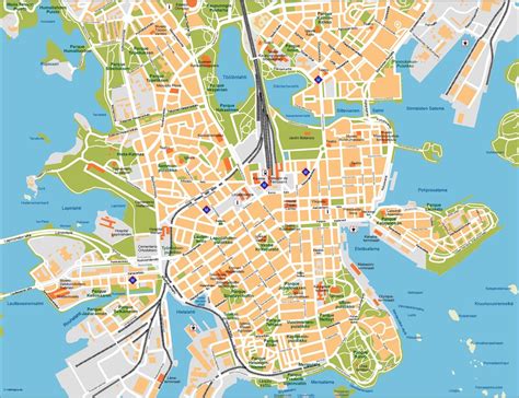 Helsinki Illustrator Map | Order and download Helsinki Illustrator Map