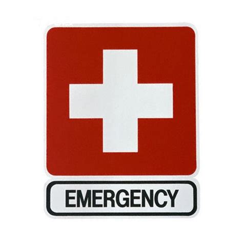 Emergency Sign at Rs 225 /unit | Emergency Signs | ID: 7787561948