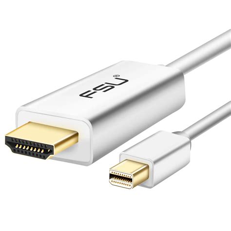 6FT 1.8M High Quality Thunderbolt Mini DisplayPort Display Port DP to HDMI Adapter Cable For ...