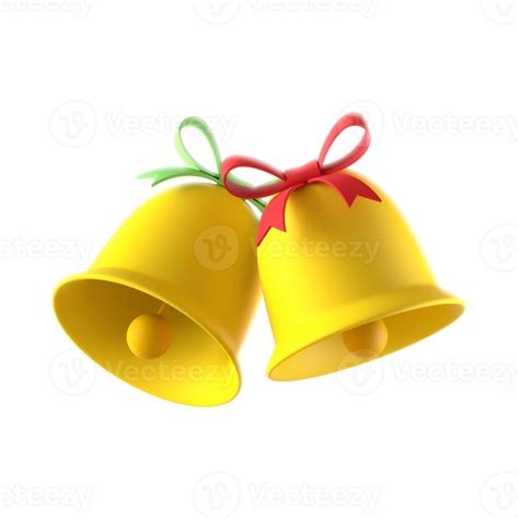 Xmas Bells, Merry Christmas 3D Illustration 35275918 PNG