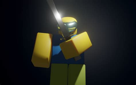 Roblox Noob with Shiny Sword by SmileyYTMC on DeviantArt