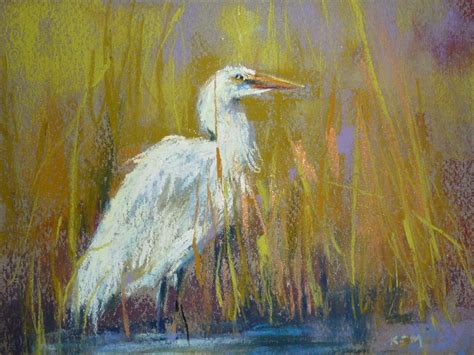 Painting My World: Painting a Great White Egret