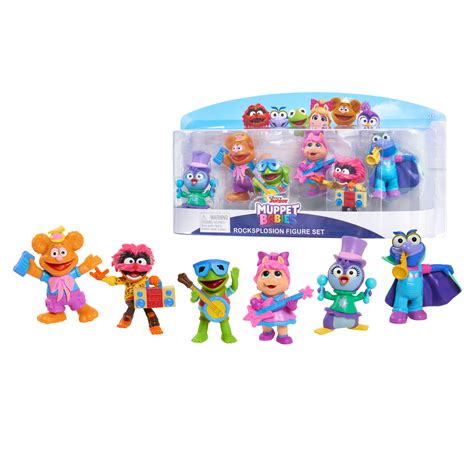 Muppet Babies 6-Piece Rocksplosion Figure Set, Ages 3+ - Walmart.com ...