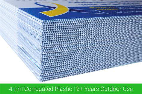 Corrugated Plastic Signs | Affordable, Lightweight & Durable