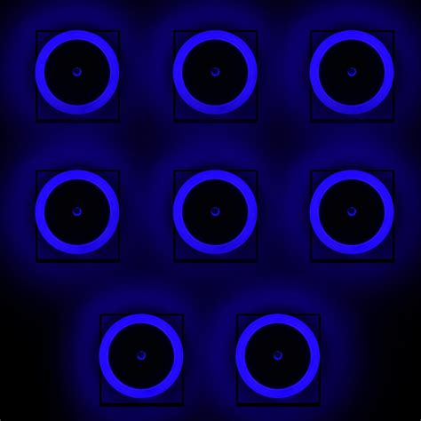 Riakrum 8 Packs Blue Night Lights Plug in Wall Dusk to Dawn Sensor ...