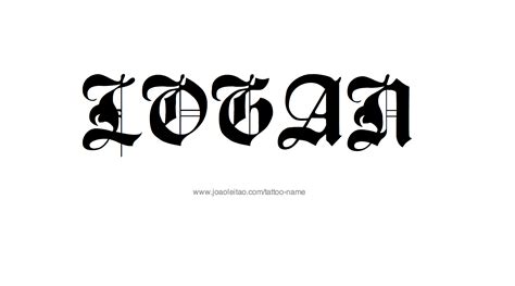 Logan Name Tattoo Designs | Tattoo name fonts, Name tattoo, Name tattoo designs