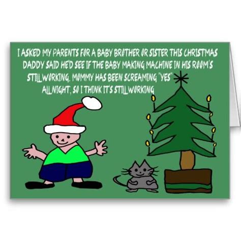 Funny baby Christmas Holiday Card | Zazzle.co.uk | Baby christmas card ...