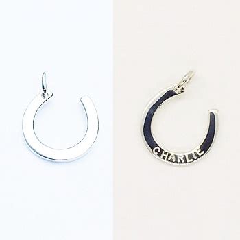 The Gorgeous Horse - Personalized Horseshoe Charm