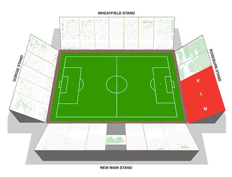 Wheatfield stand seating plan - The Terrace - Jambos Kickback