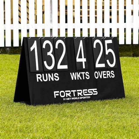 FORTRESS Portable Cricket Scoreboard [Standard/Deluxe] | Net World Sports