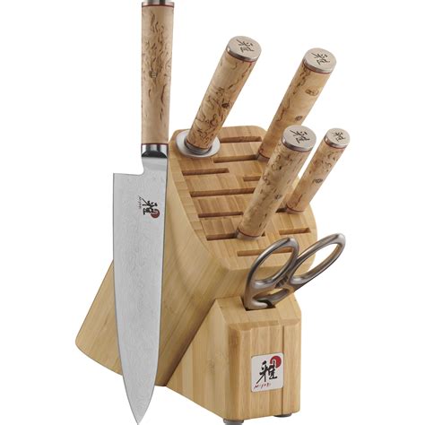 Miyabi Birchwood SG2 7-pc Knife Block Set | Official ZWILLING Shop