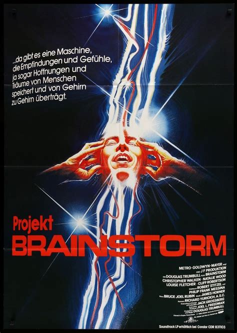 Brainstorm (1983) | Brainstorming, Movie posters vintage, Movie posters