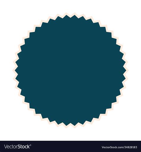 Seal stamp dark blue color Royalty Free Vector Image