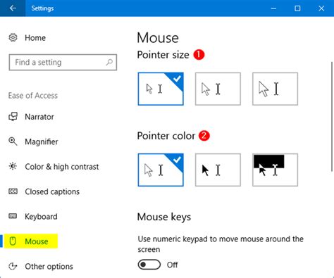 How to change your mouse pointer color - poletheater