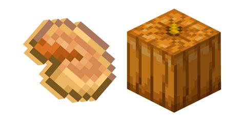 Minecraft Pumpkin and Pumpkin Pie cursor – Custom Cursor