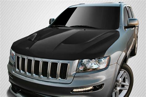 2018 Jeep Grand Cherokee Carbon Fiber Hood Body Kit - 2011-2018 Jeep Grand Cherokee Carbon ...