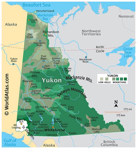 Yukon Maps Facts World Atlas | sexiezpix Web Porn