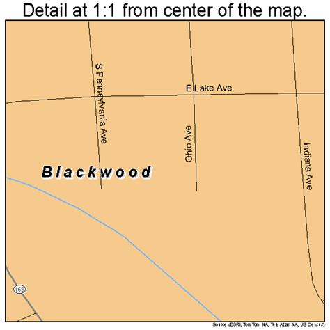 Blackwood New Jersey Street Map 3406040