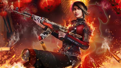 #344213 Garena Free Fire, Battle Royale, Video Game, Skin 4k wallpaper ...