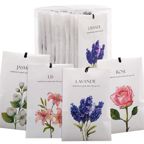 Buy ROSE COTTAGE 12 Packs Closet Air Deodorizer Freshener Scented Dawers Sachets Long Lasting ...