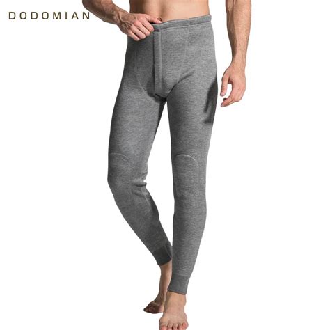 Thermal Underwear Bottoms Cotton Soft Winter Warm Long Johns Termica Homem Pants Line Warm ...