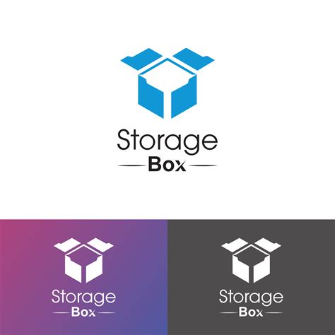 storage Box Logo Design Template- Data Storage, Digital Storage, App ...