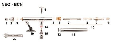 Neo for Iwata Airbrush Parts