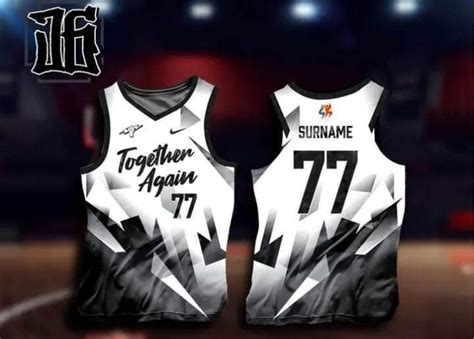 Basketball Jersey Design with Number 47