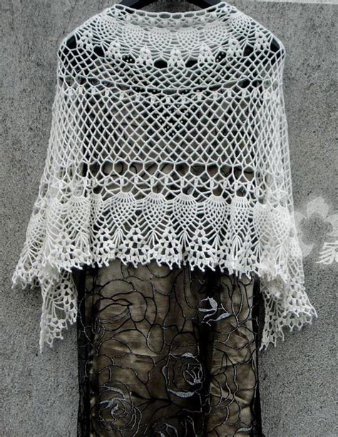 Crochet Shawls: Crochet Pattern Of Lace Shawl Wrap - Fine fabulous Lace