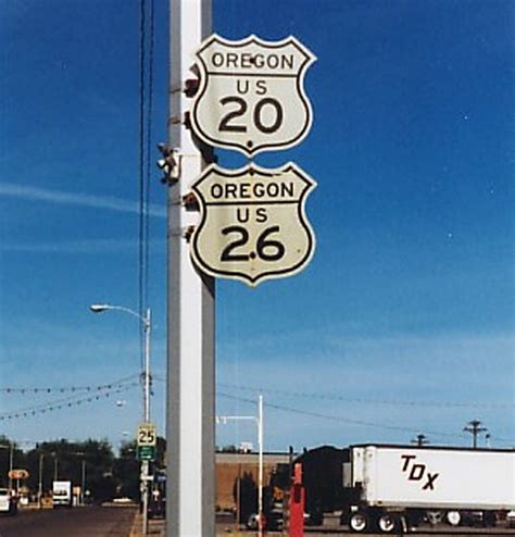 Oregon - U.S. Highway 26 and U.S. Highway 20 - AARoads Shield Gallery