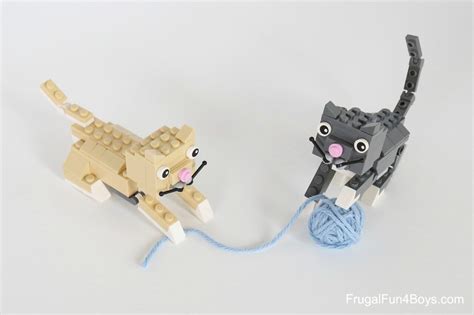 LEGO Cats! Building Instructions - Frugal Fun For Boys and Girls | Lego for kids, Lego creative ...