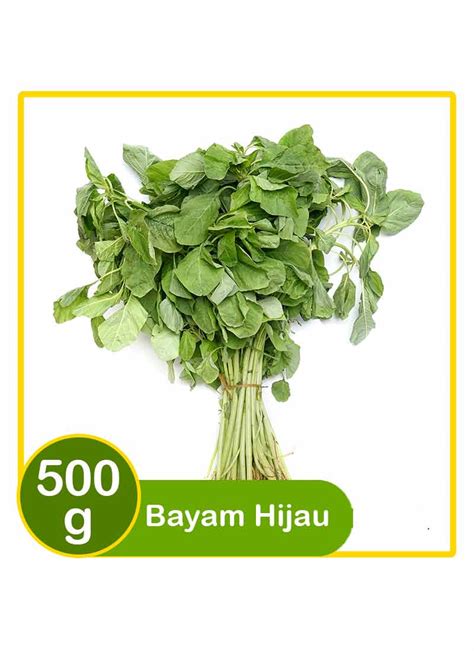 Kedai Sayur Bayam Hijau Bersih 500g | Klik Indomaret