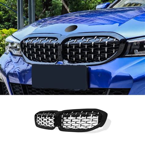 for BMW 3 Series G20 2019 2020 Car Accessories Front Middle Grille Grill Replacement Decoration ...