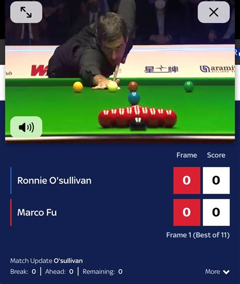 Ronnie O’Sullivan v Marco Fu live stream | Hong Kong Masters final ...