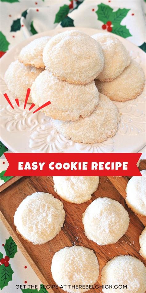 The BEST Cornstarch Cookies Recipe [Video] | Cookie recipes, Christmas ...