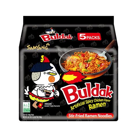 Buy Samyang Buldak Korean Hot Spicy Chicken Stir-Fried Ramyun Noodles 4 ...