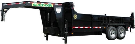 Heavy-Duty, Professional Grade Gooseneck Dump Trailers - Gatormade