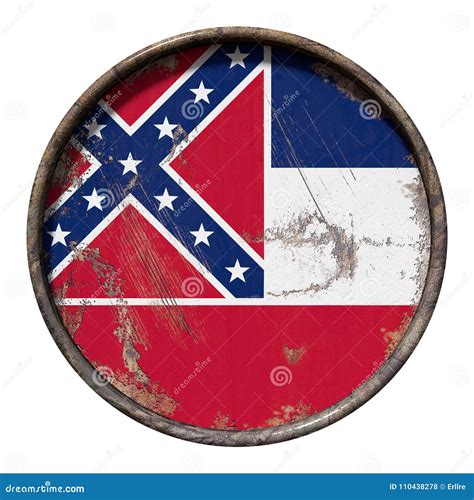 Old Mississippi flag stock illustration. Illustration of abstract ...