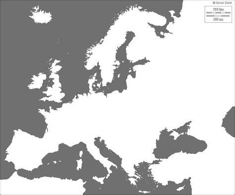 Blank maps of Europe - Carte-monde.org