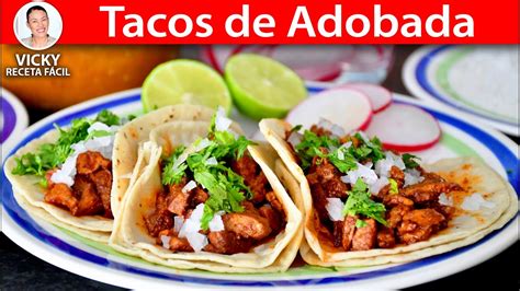 TACOS DE ADOBADA | Vicky Receta Facil - YouTube