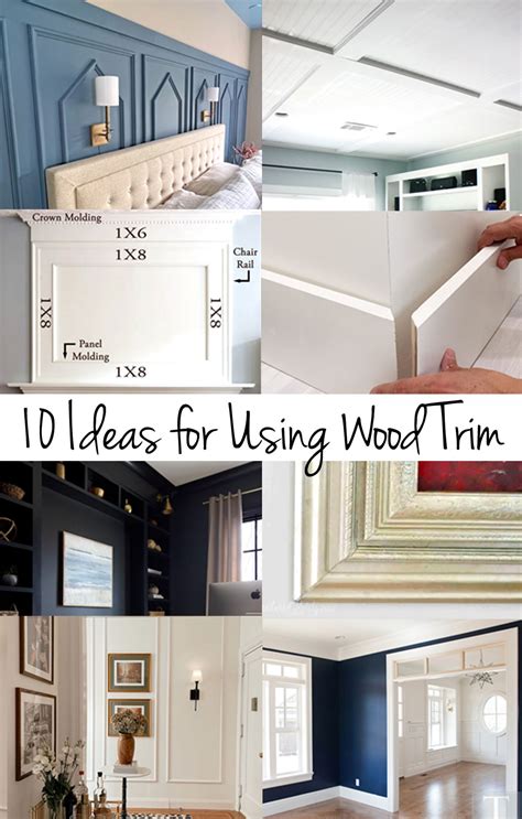 10 Ideas for Using Wood Trim Moulding in Your Home | Chica and Jo