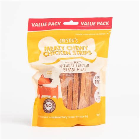 Chester's: Meaty Chewy Chicken Strips 330g, dog, dogs, puppies, puppy ...