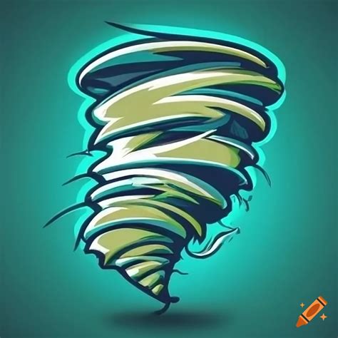 Teal tornadoes mascot logo